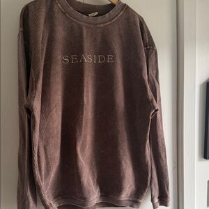 Seaside Corded Sweatshirt